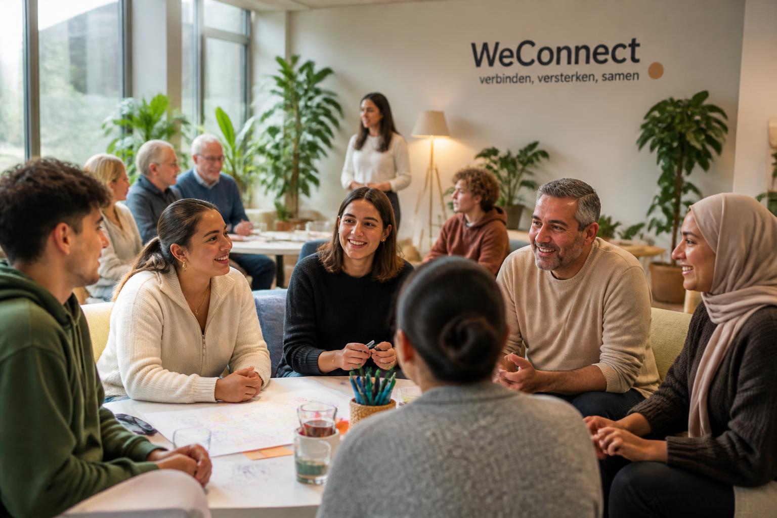 Gemeenschap die samen sport en leert